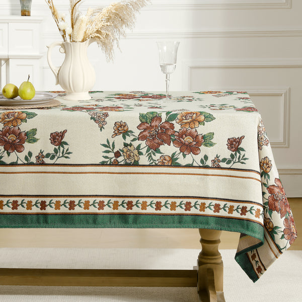 Vintage Peony Flower Series Tablecloth