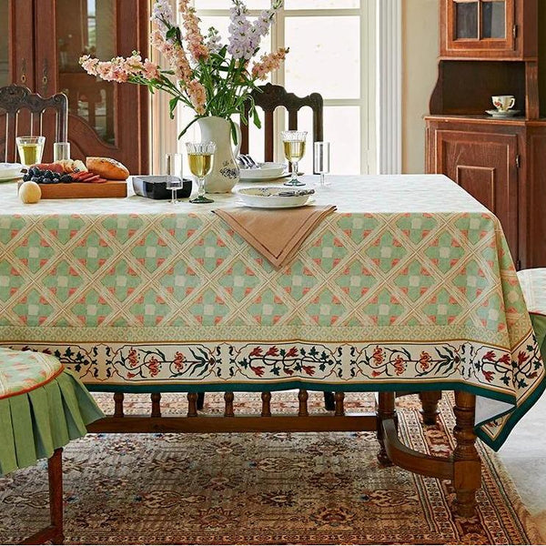 Chenille Bordolia Tablecloth